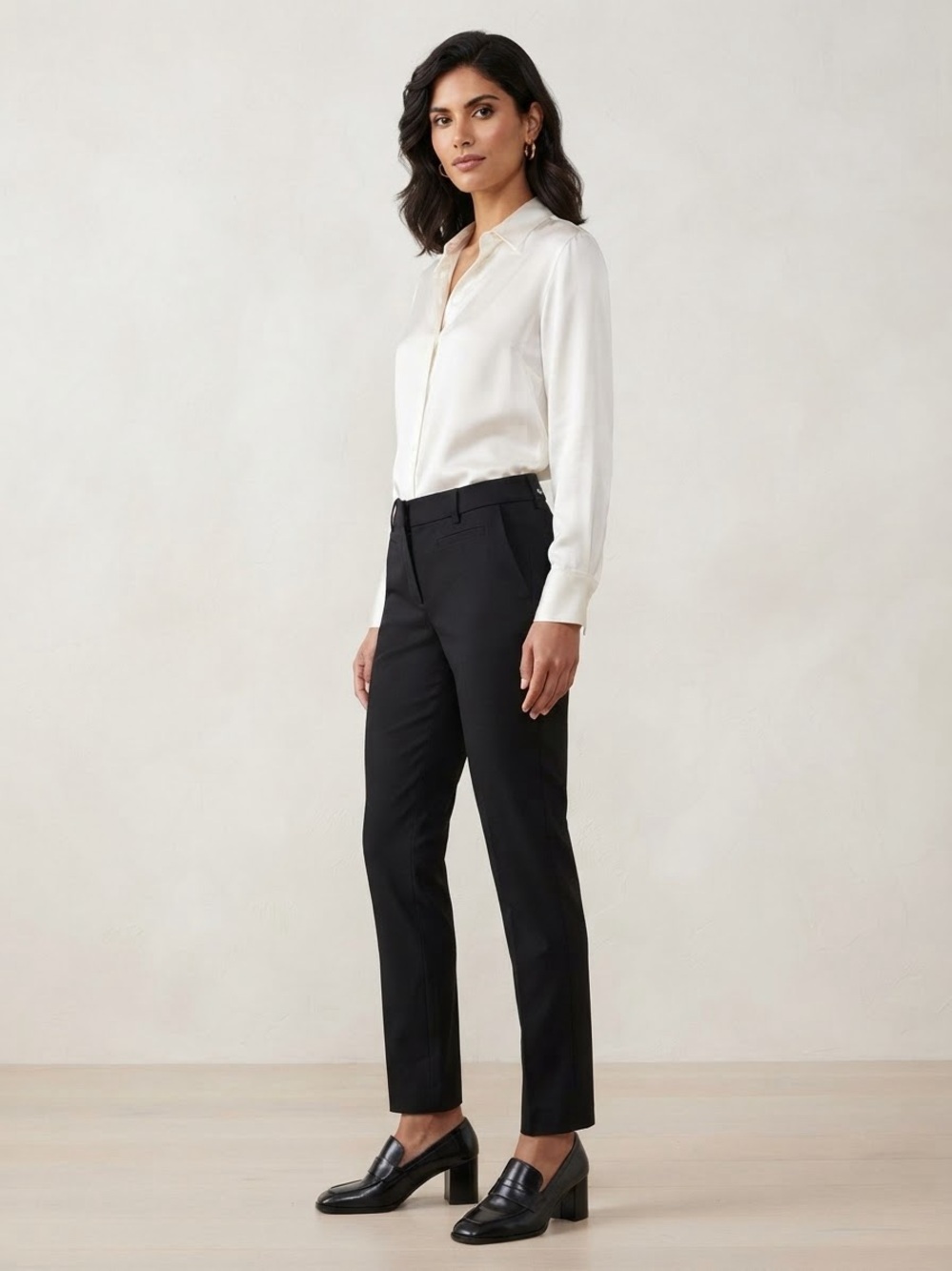 J. Crew Black Skinny Dress Pants